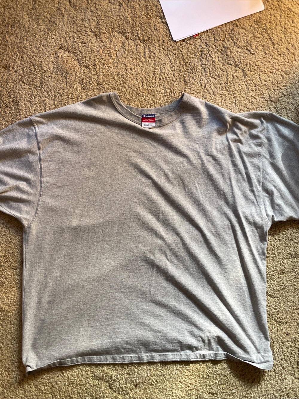 Champion Light Gray Crewneck t-shirt Top